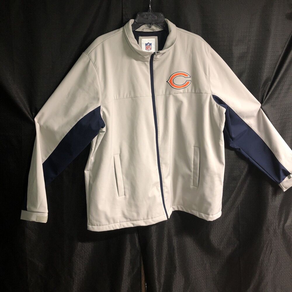 NFL G III Chicago Bears Xl Full Zipper Jacket Coat Adult Soft Shell Fleece Hip